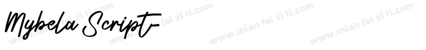 Mybela Script字体转换